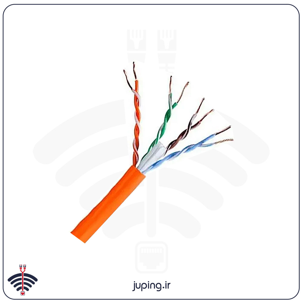 کابل شبکه نگزنس CAT6 UTP با روکش LSZH